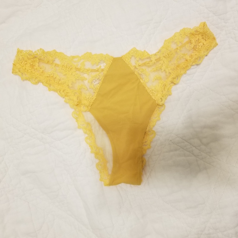 Yellow La Perla Brazilian Panties